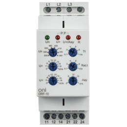 Реле фаз ORF-10 3ф 2 конт. 220-460В AC ONI ORF-10-220-460VAC