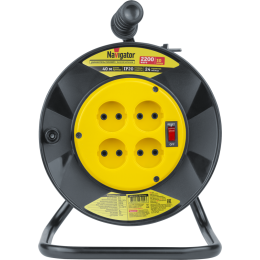 Удлинитель на катушке 4х40м без заземл. 93 904 NPE-R-04-40-X-2х1 NAVIGATOR 93904