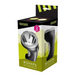 Фонарь аккумуляторный ручной AccuF2-L5W-bk SMD 5Вт 185лм IP20 2 режима: яркий/эконом аккум. 1.6А.ч в