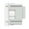 Розетка 1-м 2мод. C-Line РКС-20-30-П 45х45 с заземл. бел. EKF E2MR16-028-10
