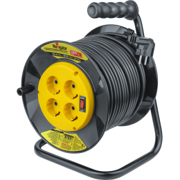 Удлинитель на катушке 4х30м с заземл. 93 906 NPE-R-04-30-E-3х0.75 NAVIGATOR 93906