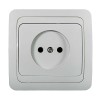 Розетка 1-м СП Classico 2022 16А IP20 бел. ASD / IN HOME 4680005959891