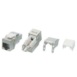 Вставка Keystone Jack RJ45 (8P8C) кат.6A (10G) экранир. KJ9-8P8C-C6A-90-SH-F Hyperline 432596