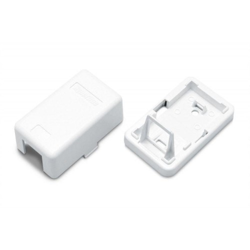 Корпус настенной розетки для установки 1-ой вставки типа Keystone Jack SBB3-1-WH бел. Hyperline 4411