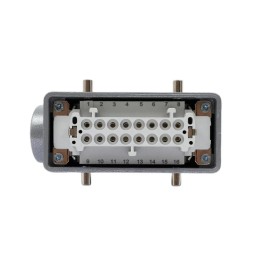 Розетка боковой ввод 16п 16А EMAS EBM16PU10