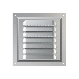 Решетка вентиляционная вытяжная стальная с оцинк. покрытием 150х150мм ERA 1515МЦ