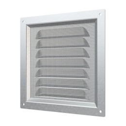 Решетка вентиляционная вытяжная стальная с оцинк. покрытием 150х150мм ERA 1515МЦ