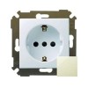 Розетка 1-м СП Simon34 16А IP20 с заземл. механизм сл. кость Simon 34432-031