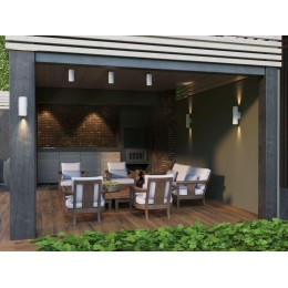 Светильник 5110 GU10 IP65 уличный потолочный бел. IEK LT-UPU0-5110-GU10-1-K01