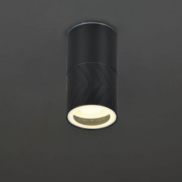 Светильник 5110 GU10 IP65 уличный потолочный черн. IEK LT-UPU0-5110-GU10-1-K02