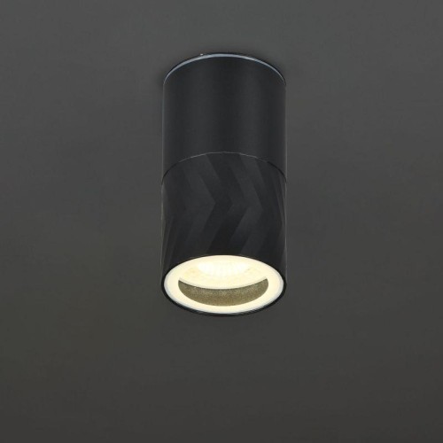 Светильник 5110 GU10 IP65 уличный потолочный черн. IEK LT-UPU0-5110-GU10-1-K02