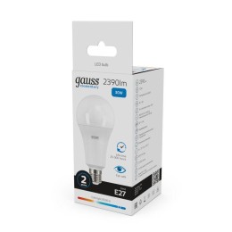 Лампа светодиодная Elementary 30Вт A70 грушевидная 6500К холод. бел. E27 2390лм GAUSS 73239