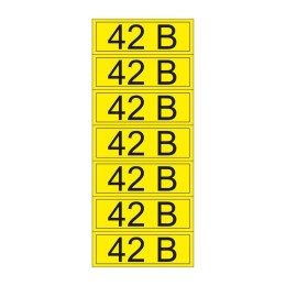 Наклейка знак электробезопасности "42В" 35х100мм Rexant 55-0003-1