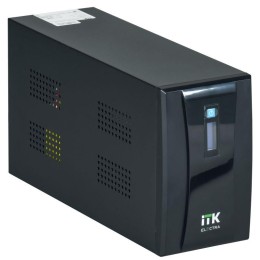 Источник бесперебойного питания ELECTRA ET 2кВ.А/1.2кВт с АКБ 2х9А.ч USB Schuko ITK EET-2000VA-1-002