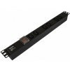 Блок розеток для 19дюйм шкафов горизонт. 6 розеток IEC320 C13 выкл. с подсветкой без кабеля питания