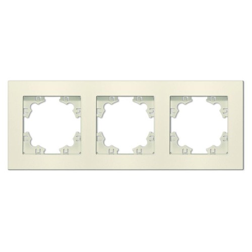 Рамка 3-м Афина универс. сл. кость (ivory) Universal A0045-I