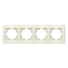 Рамка 4-м Афина универс. сл. кость (ivory) Universal A0046-I
