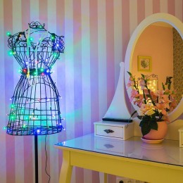 Гирлянда светодиодная универсальная 15м 300LED мультиколор 12Вт IP20 с контроллером 8 режимов Neon-N