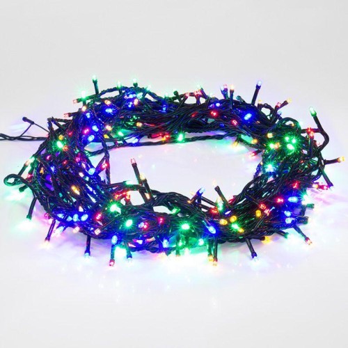 Гирлянда светодиодная универсальная 15м 300LED мультиколор 12Вт IP20 с контроллером 8 режимов Neon-N