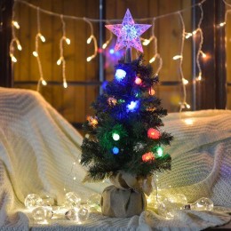 Гирлянда светодиодная универсальная 4.4м 30LED мультиколор 3Вт IP20 с контроллером 8 режимов с насад