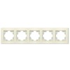 Рамка 5-м Афина универс. сл. кость (ivory) Universal A1042-I