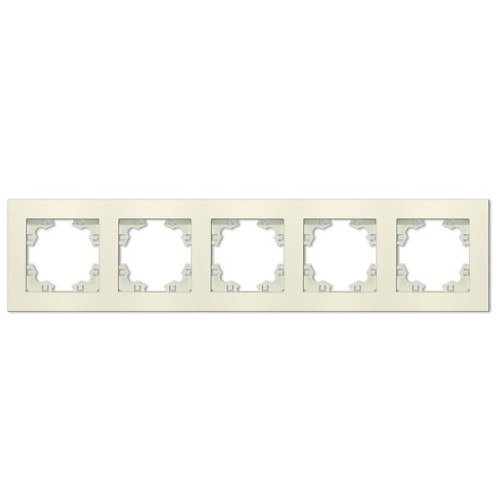 Рамка 5-м Афина универс. сл. кость (ivory) Universal A1042-I