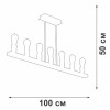 Люстра 7xE27 макс. 40Вт Vitaluce V3000-1/7PL