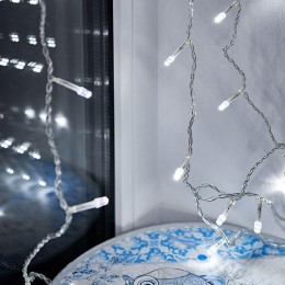 Гирлянда светодиодная "Светодиодный Дождь" 2.5х2м 300LED бел. 16Вт 230В IP20 свечение с динамикой пр