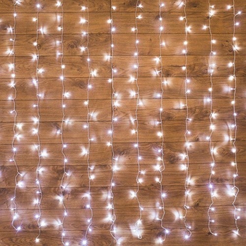 Гирлянда светодиодная "Светодиодный Дождь" 2.5х2м 300LED бел. 16Вт 230В IP20 свечение с динамикой пр
