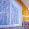 Гирлянда светодиодная "Светодиодный Дождь" 2.5х2м 300LED мультиколор 16Вт 230В IP20 свечение с динам