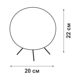 Светильник настольный 1xE27 макс. 60Вт Vitaluce V6925/1L