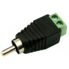 Разъем RCA (штекер) с клеммной колодкой Optimus 247046