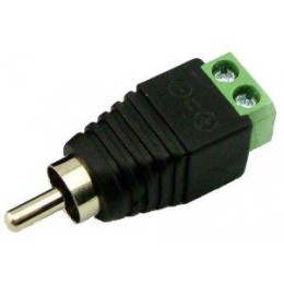 Разъем RCA (штекер) с клеммной колодкой Optimus 247046