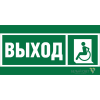 Знак безопасности NPU-6030.E62 "Указ. выхода для инвал. в креслах колясках (лев.)" Белый свет a20544
