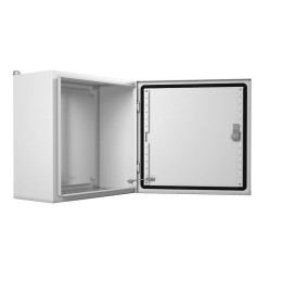 Шкаф электротехнический EMW-600.600.210-1-IP66 600мм 210мм несъемн. боков. панел. 100кг сер. Elbox 1