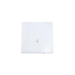 Кнопка звонка СП ZIMA IP20 безвинт. зажим бел. LEZARD 704-0288-103QC