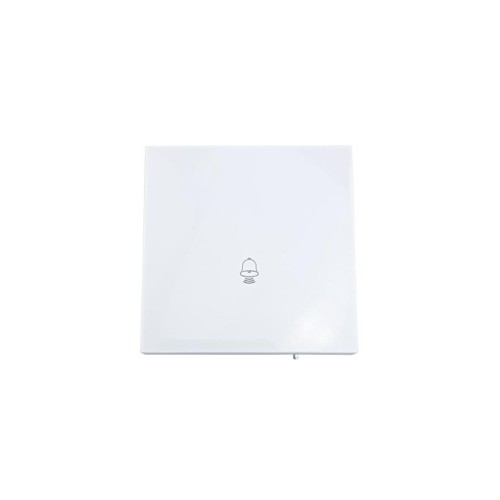 Кнопка звонка СП ZIMA IP20 безвинт. зажим бел. LEZARD 704-0288-103QC