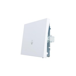 Кнопка звонка СП ZIMA IP20 безвинт. зажим бел. LEZARD 704-0288-103QC