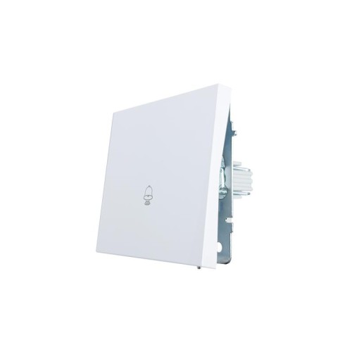 Кнопка звонка СП ZIMA IP20 безвинт. зажим бел. LEZARD 704-0288-103QC