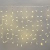 Гирлянда светодиодная "Светодиодный Дождь" 2х0.8м 160LED тепл. бел. 10Вт 230В IP65 провод прозр. (ну