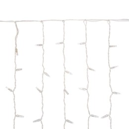 Гирлянда светодиодная "Светодиодный Дождь" 2х0.8м 160LED тепл. бел. 10Вт 230В IP65 провод прозр. (ну