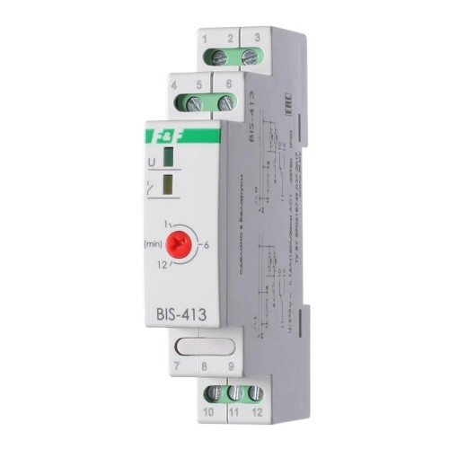 Реле импульсное BIS-413 (с встроенным таймером; монтаж на DIN-рейке 230В 16А 1P IP20) F&F EA01.005.0