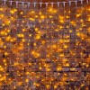 Гирлянда светодиодная "Светодиодный Дождь" 2х1.5м 300LED желт. 23Вт 230В IP65 постоян. свечение пров