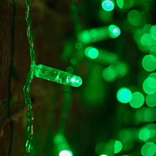 Гирлянда светодиодная "Светодиодный Дождь" 2х1.5м 360LED зел. 23Вт 230В IP65 постоян. свечение прово