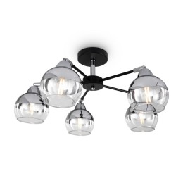 Светильник Jasper 60Вт E27х5 IP20 подвесной Freya FR5225PL-05B