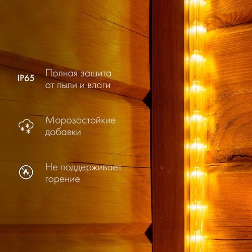 Шнур светодиодный Дюралайт чейзинг 3Вт син. (уп.100 м) Neon-Night 121-323