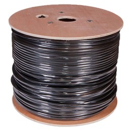 Кабель витая пара SF/UTP кат.5e 4х2х0.51 24AWG solid PE OUTDOOR медь наружн. прокл. черн. (м) Rexant