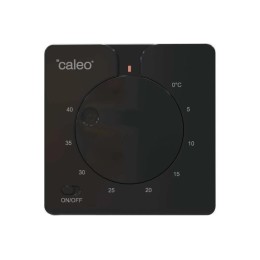 Терморегулятор C430 black встраиваемый аналоговый 3.5кВт CALEO 0К-00000791