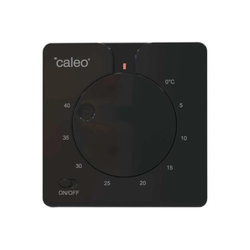 Терморегулятор C430 black встраиваемый аналоговый 3.5кВт CALEO 0К-00000791