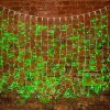 Гирлянда светодиодная "Светодиодный Дождь" 2х1.5м 360LED зел. 23Вт 230В IP67 постоян. свечение прово